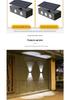 Super Bright Solar Dual-Directional Wall Washer Light - Waterproof Outdoor Villa Courtyard Decorative Spotlight