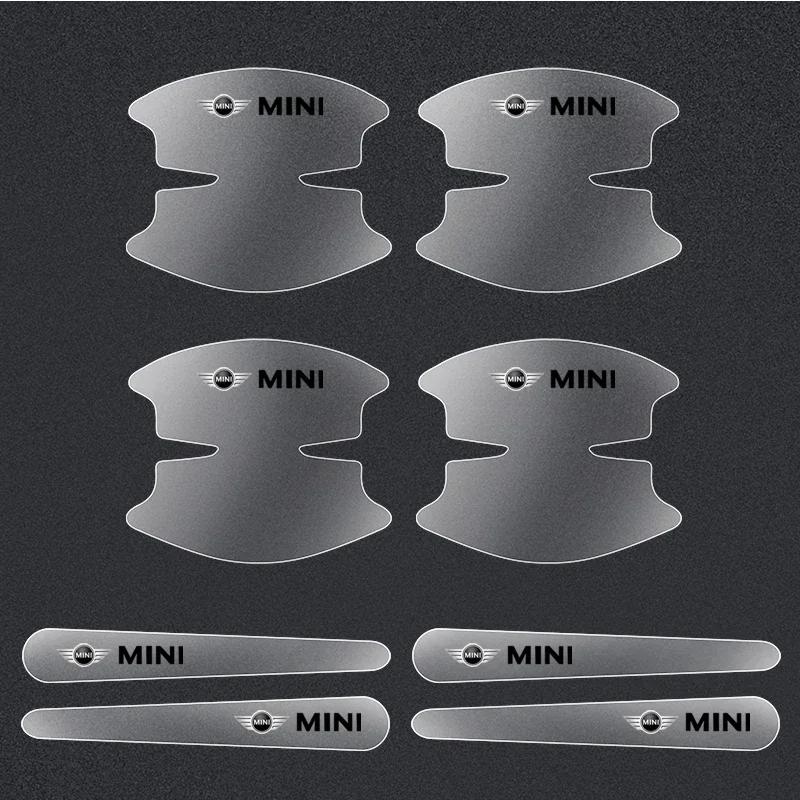 For BMW 8pcs Car Door Bowl Handle Scratch Protective Stickers Transparent For BMW 5 6 Series X3 X4 X5 X6 F10 F11 F18 F06 F12 F13