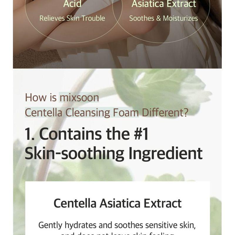 mixsoon - Centella Cleansing Foam