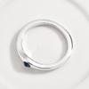 Spanish Simple Love Design Ring Feminine Geometric Opening Stainless Steel Ring Jewelry