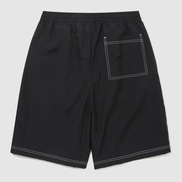 UMBRO Crispy Taslan 5,5-Länge Bermuda-Shorts Schwarz Ur221Chp58 (Eine Art)