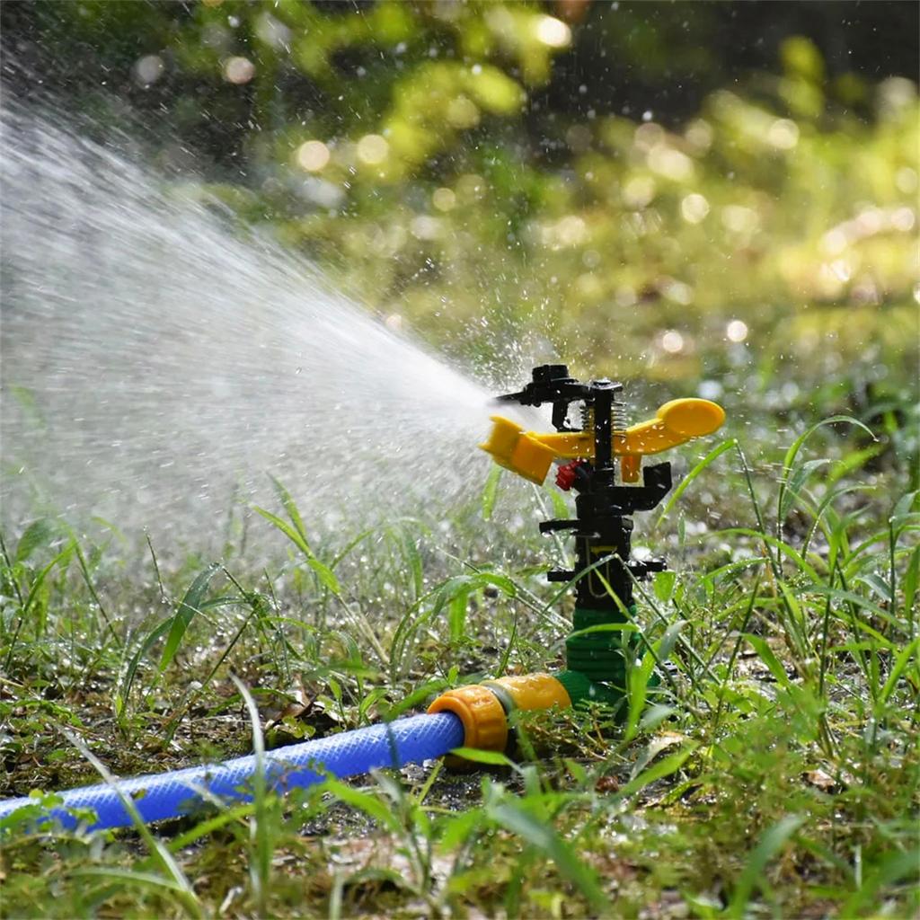 1/5/10Pcs Adjustable Rocker Impact Sprinkler Head 3/4" 360 Degree Rotary Watering Nozzle for Garden Lawn Agriculture Irrigation