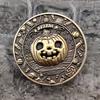 Halloween Coin Festive Trick-or-Treat Coins with Pumpkins Artistic Handmade Commemorative Coins Decision Maker Yes/No Coins