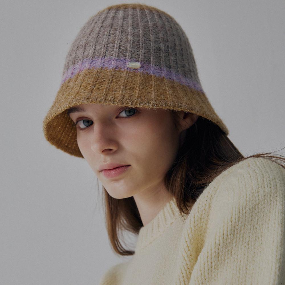 Meleuhen Color Stripe Bucket Hat_5Color
