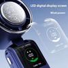 100 Speed Infinitely Mini Handheld Fan LED Display Powerful Turbo Fan  Cooling Fan