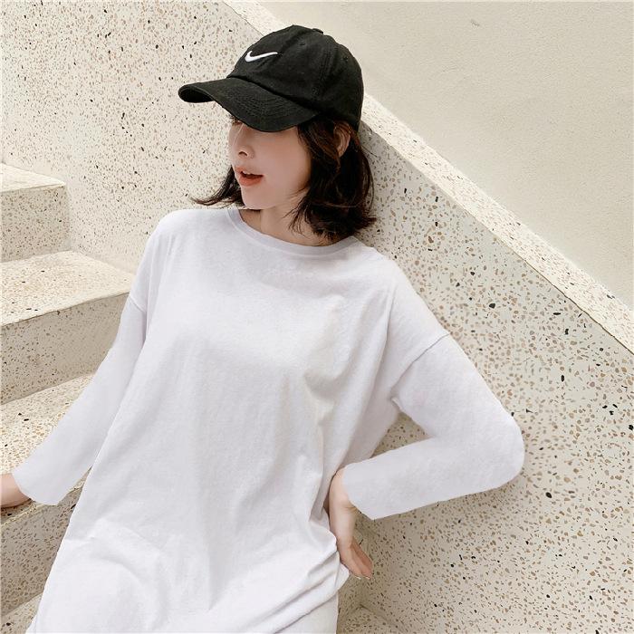 YYFS Women's Fashion Fall Winter Long Sleeve O-Neck Loose Waistline Casual Dresses