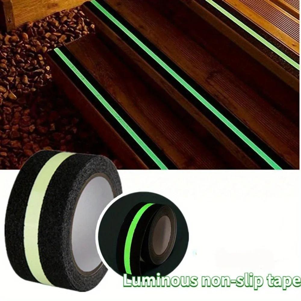 Nightlight Anti Slip Tape High-Traction Strips for Stairs and Steps Durable Adhesive Suitable for Indoor and Outdoor Use