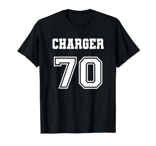 Jersey Style Charger 70 s 1970 Old School Classic Muscle Car T-Shirt