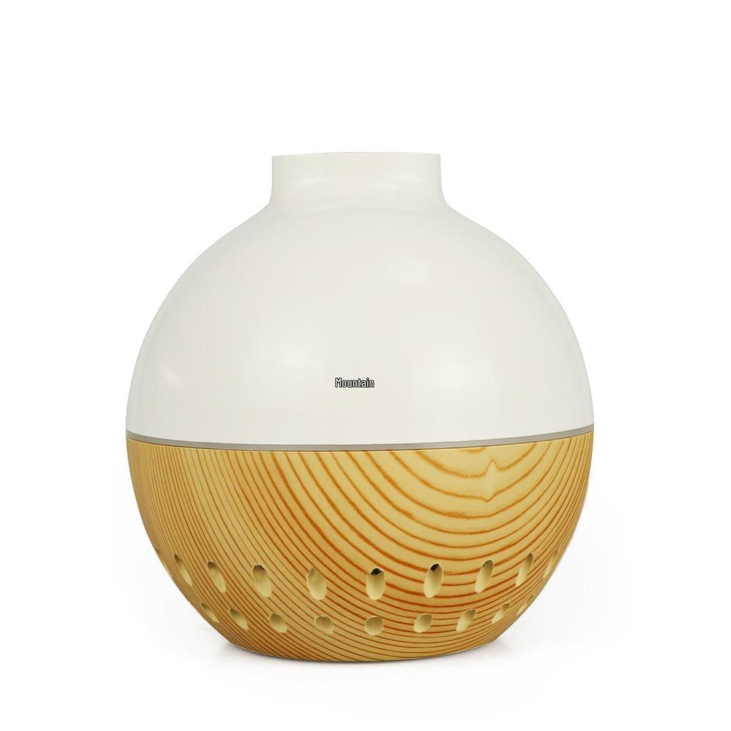 Wood Grain USB Aroma Diffuser & Translucent Humidifier