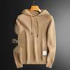 Men's Trendy Hooded Knit Sweater – Autumn/Winter Casual Loose Design