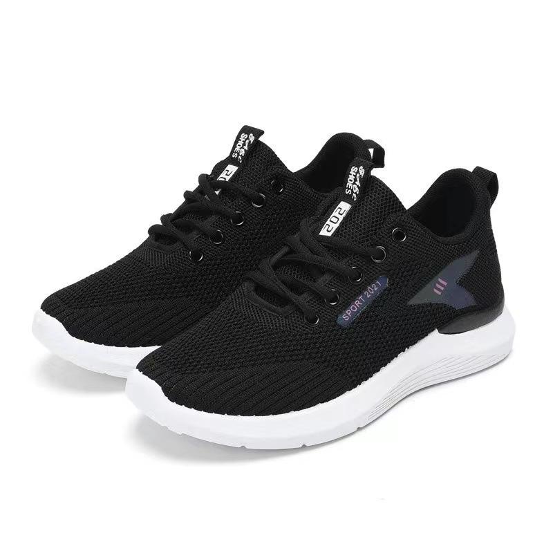 Spring little white shoes sports shoes women's lightweight soft-soled running shoes student lace-up casual shoes