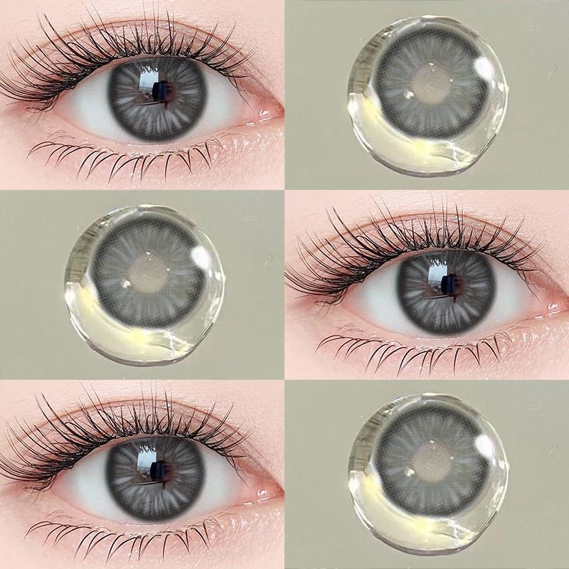 EYESHARE 2pcs CYPRUS Contact Lenses for Eyes Colored Natural 14.2mm Softlens Graded 0.00 Eye Contacts