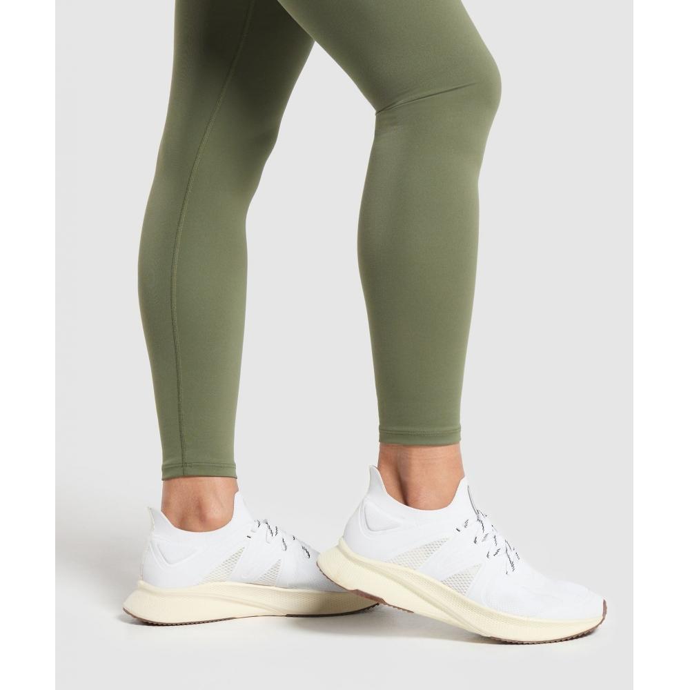 Gymshark Everyday Foldover Leggings Core Olive B1b7g Ecbg