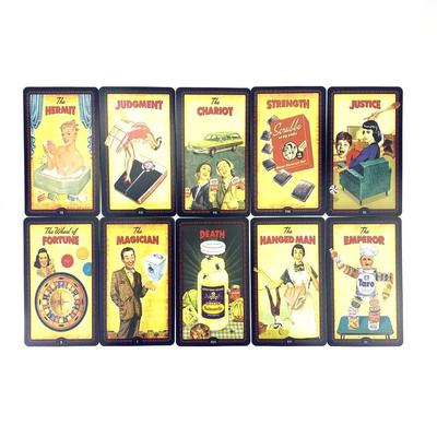 Tarocchi per Casalinghe Profezia Divinazione Mazzo Festa di Famiglia Gioco da Tavolo Gioco di Predizione Carte per Principianti