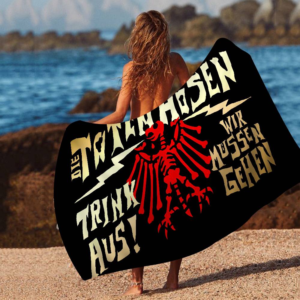 Punk Rock Band D-Die Toten Hosen Microfiber Beach Towel Absorbent Quick dry Soft Yoga Swimming Resort Mountain Climbing Towel