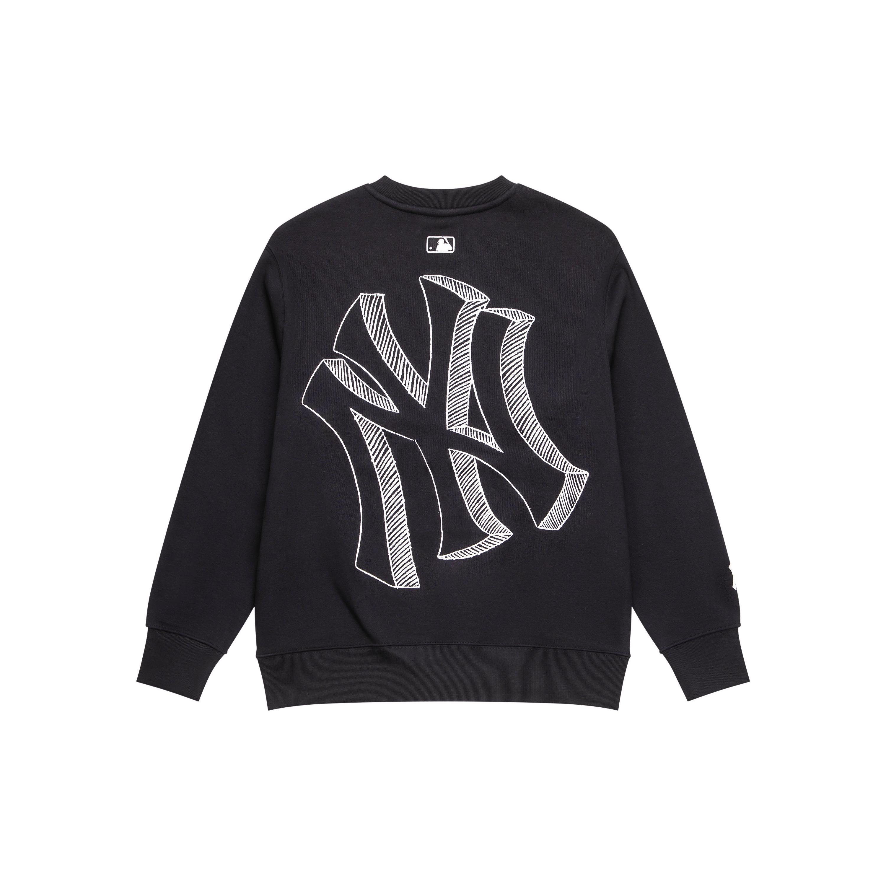MLB Sweatshirt Unisex Charcoal Gray 3AMTB0434-50CGS S