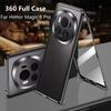 360 Full Case For Honor Magic 6 Pro Case Tempered Glass Leather Cover For Magic 6Pro 5G Shell Double Sided Protection Bumper