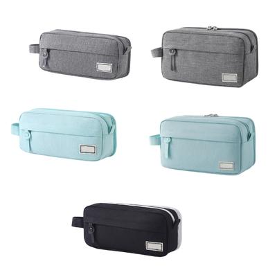 High Capacity Pencil Case Waterproof Nylon Pencil Pouches Multi Compartments Big Capacity Pen Organiser Bag for Student