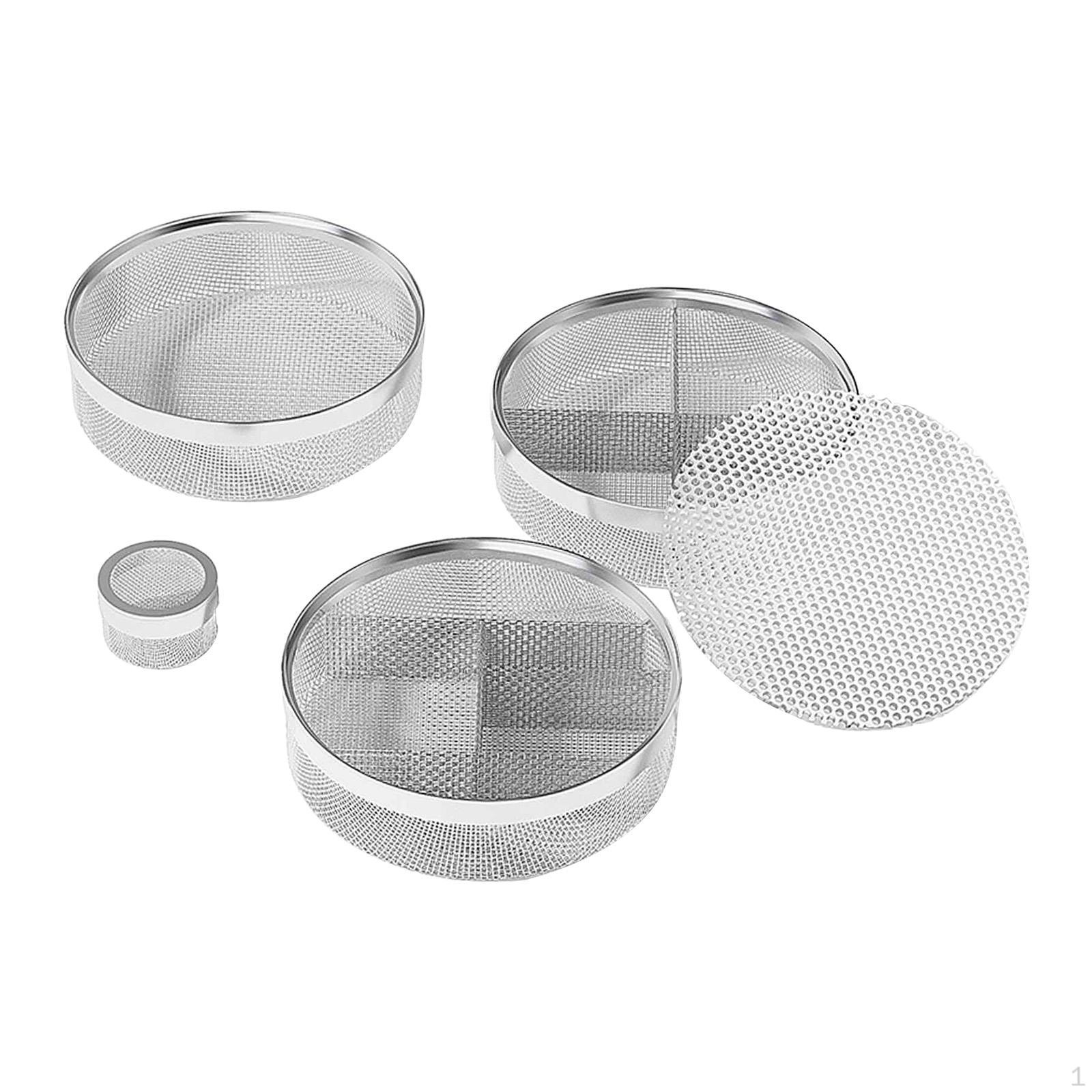 

4Pcs Stackable Watch Cleaner Baskets Washing Storage Tray Container Repair Mesh Holder for