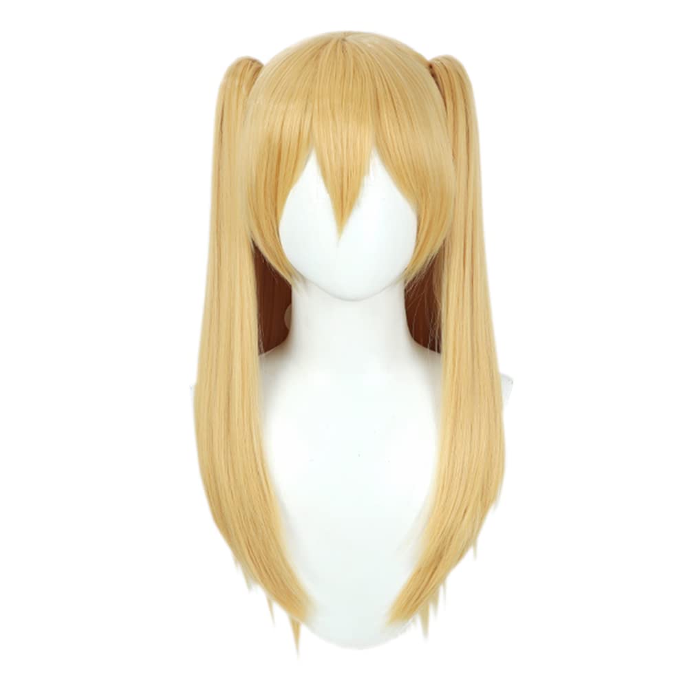 Cosplay Wig - Miriella (Amano Ririsa) Purple Rose Heat Resistant Wig - Costume Accessory - Halloween Event Cosplay Photoshoot (Yellow)