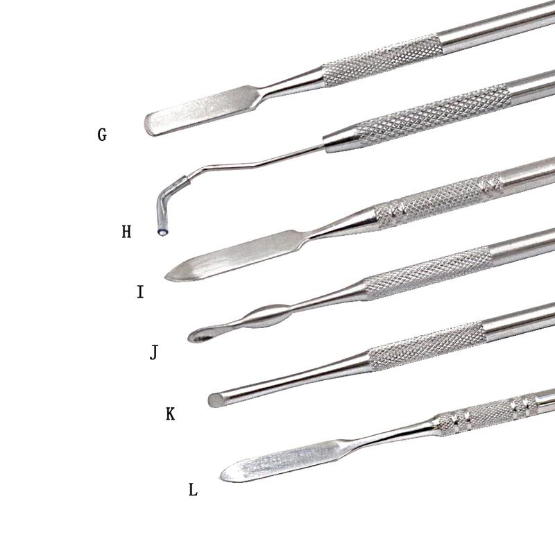 12 Pcs Wax Knife Kit Carve Clay Sculpture Tool Blade Pottery Metal Modeling Set Dental Jewelry Making