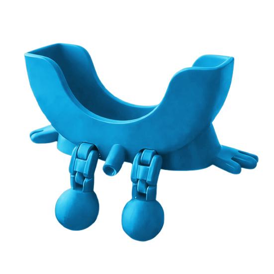 Suport simpatic suspendat pentru burete cu drenaj, suport pentru burete de curățat imprimat 3D cu picioare atârnate, suport amuzant pentru burete de blat pentru chiuveta de bucătărie