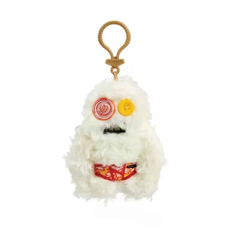 Portachiavi Peluche Fuggler Cartone Animato Mostro Denti Divertenti Bambola Ripiena Coniglio Ciondolo per Borsa Regali