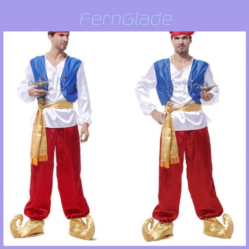 Exquisite Arabian Prince Costume For Men Ideal For Halloween And Cosplay Events