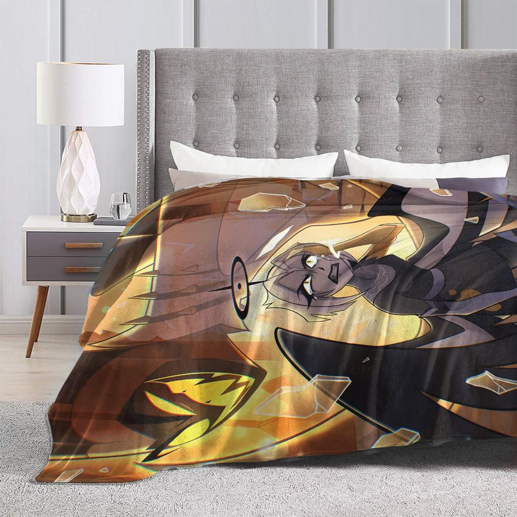 Hazbins Hoteling Game Blanket Quality Warm  Throw Blanket Winter Kids Adult Home Decor Funny Bedspread