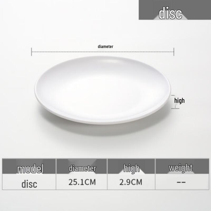 Commercial Melamine Divided Meal Tray