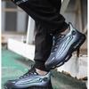 Men's Safety Shoes Air Cushion Work Boots Safety Steel Toe Shoes Slip-Resistant Puncture Proof Lightweight Protective Shoes