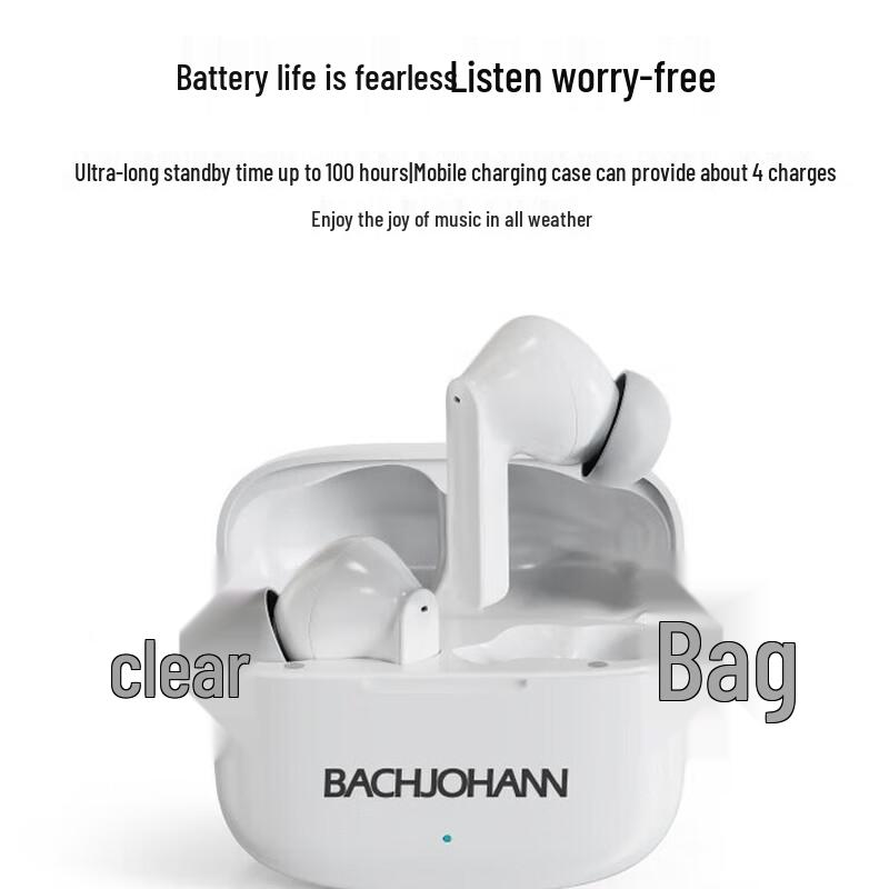 

Bach Johann Wireless Noise-Cancelling Bluetooth Earbuds