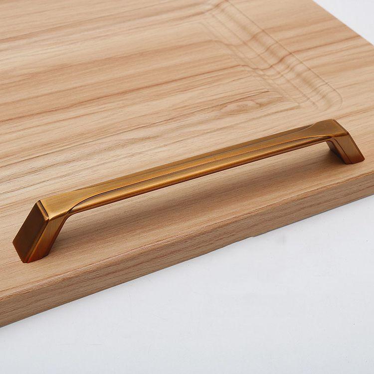 Brown Brass Brushed Wardrobe Door Furniture Handle Drawer Kitchen Cabinets Pull Handle