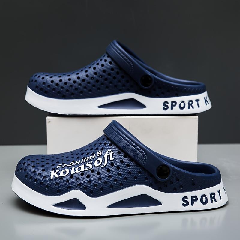 Herren Mode Sandalen | Rutschfeste Atmungsaktive Bequeme Hausschuhe EVA Gartenschuhe | Lässige Wanderschuhe, Outdoor Strandschuhe