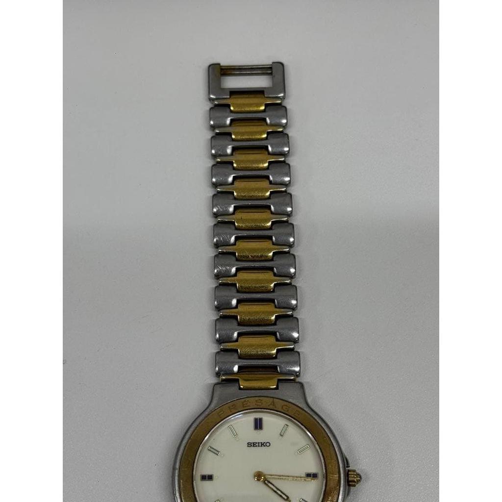 Used Seiko Presage Watch 5E39-6A10 Quartz