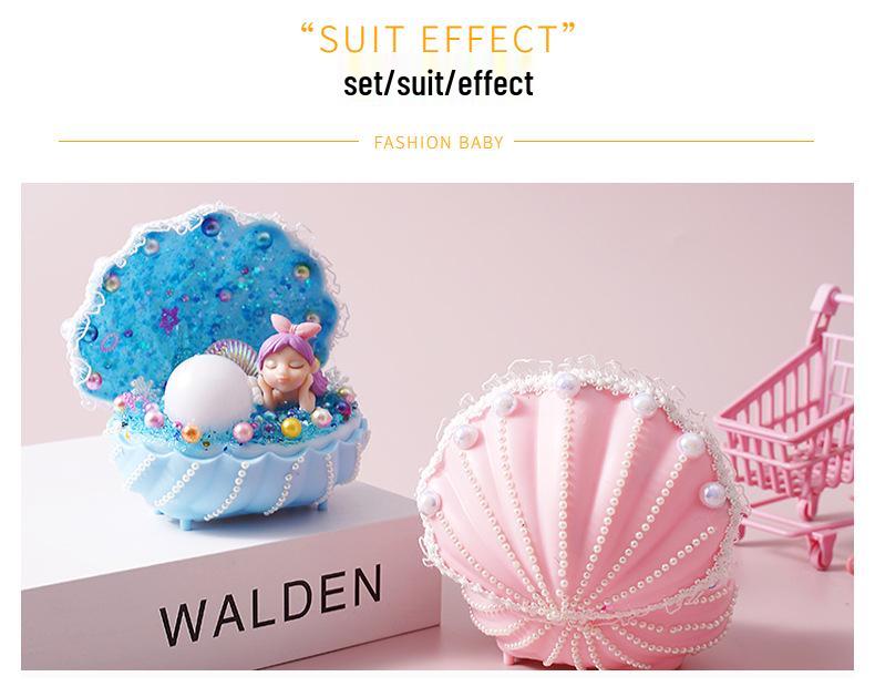 DIY Mermaid Night Light Kit - Luminous Craft for Kids, Perfect Birthday Gift for Girls