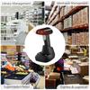 Wireless 2D 1D Barcode Scanner BT+2.4G+USB Wired Connection High Speed Scanning with Pedestal