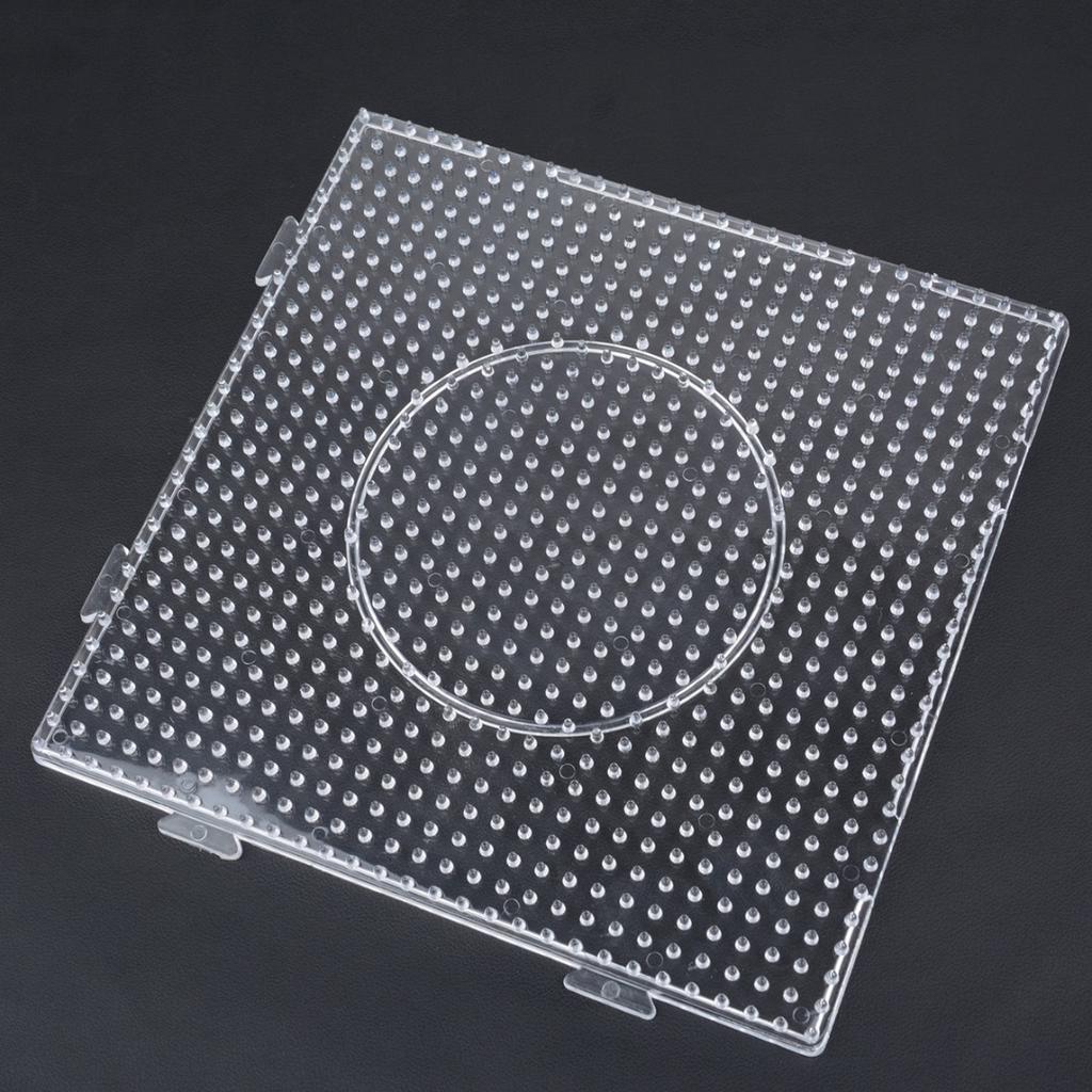 Buy Pdtoweb Large Fuse Perler Beads Boards Hexagon/Square/Round Pegboards for Kids at affordable