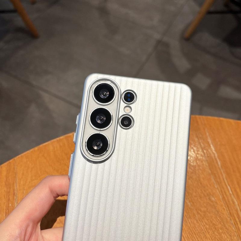 Samsung s11 metal button suitcase mobile phone case s11 corrugated pattern s11 + matte s11ultra stripe