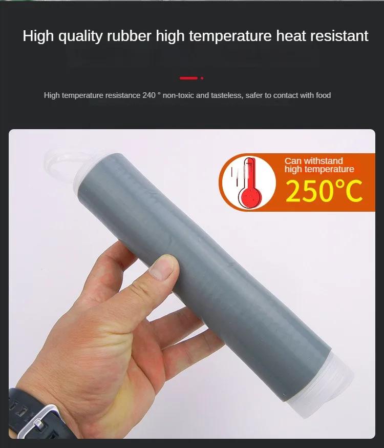 Uchwyt garnka zapobiegający oparzeniom Pokrywa odporna na ciepło Osłona patelni Gumowa osłona uchwytu patelni