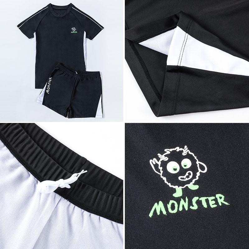 2026 Chubby Boy Plus Size Swimwear Set: Quick-Dry, High Elastic Two-Piece Shorts for Boys