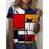 3D Printed Insect Summer Fashion Women's T-shirt Breathable and Trendy Versatile