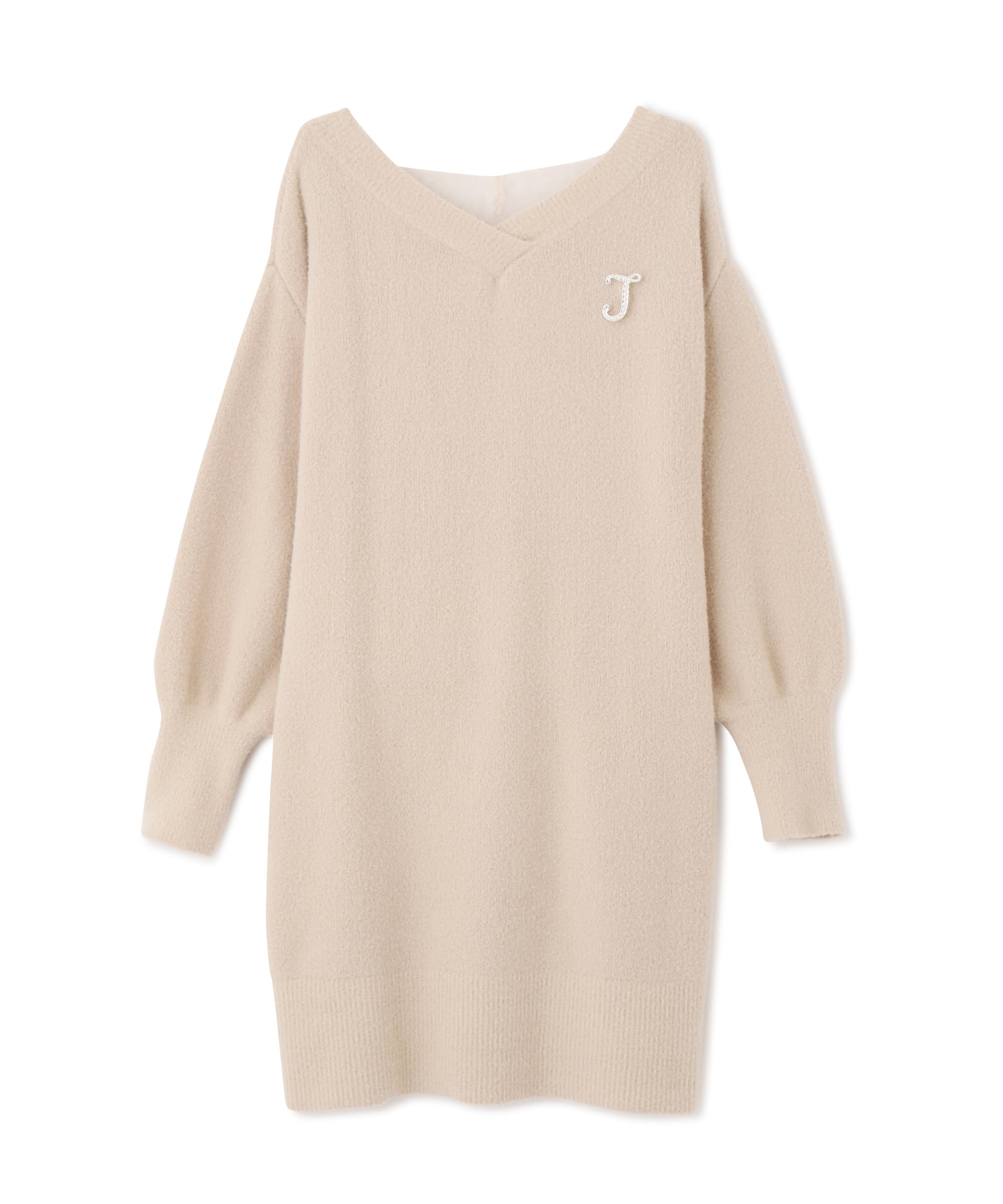 

Jill by Jill Stuart Women s Ecru Feather Mini Dress with Brooch