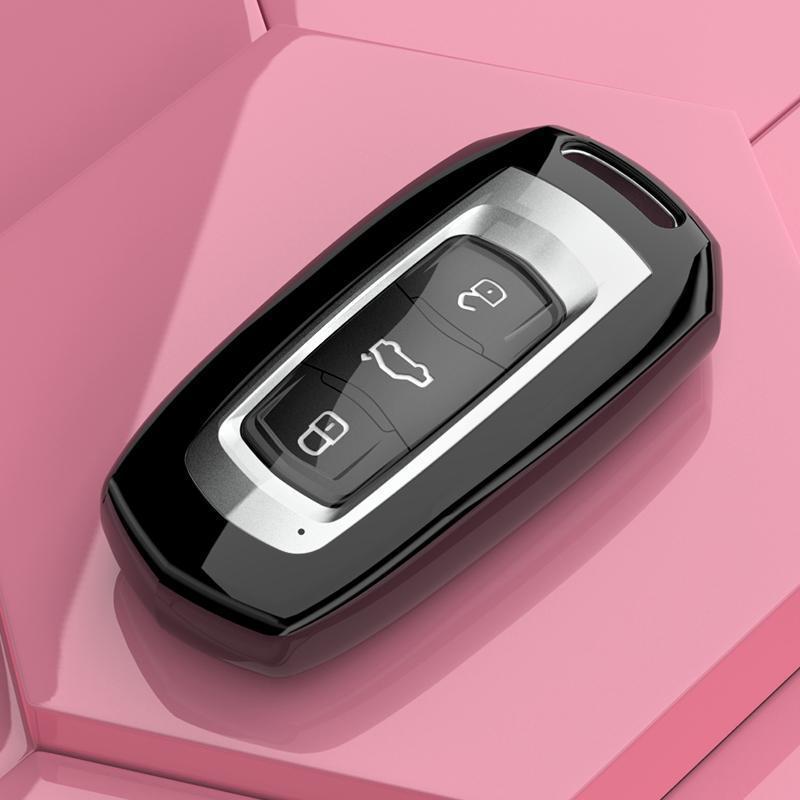 Étui à clé Geely Geometry Emgrand EV: Coque intégrale pour télécommande de véhicule à énergie nouvelle 16-24