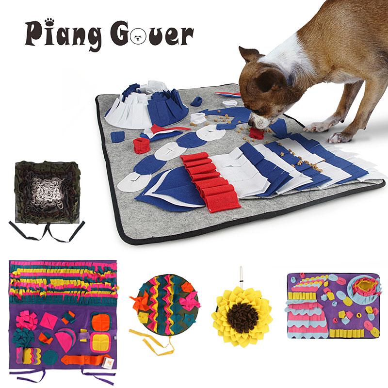 Pet Snuffle Mat Dog Sniffing Training Blanket Pads Dog Mat Relieve Stress Nosework Puzzle Toy Pet Nose Pad