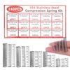 Stainless Steel Compression Springs for Mechanical Repairs DIY Versatile Compression Extension Hardware Spring Assortment Kits