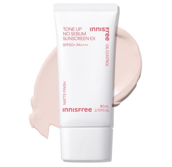 

Innisfree Tone Up No Sebum EX Sunscreen SPF50+ PA++++ (80ml)