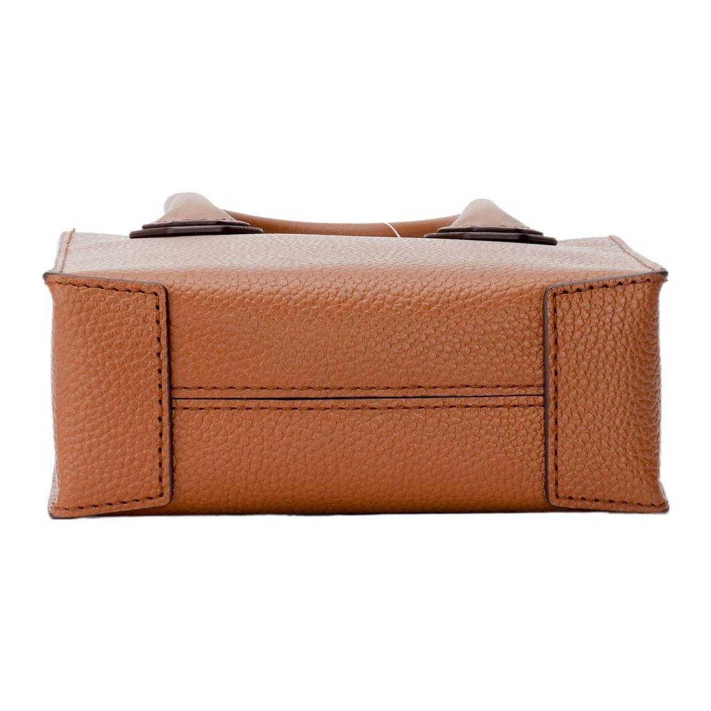 Michael Kors MK Mercer Classic Solid Color Letter Logo Pendant Leather Handheld Crossbody Shoulder Bag Mini Women Handbags 35S1GM9T0L-LUGGAGE