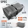 Geartle Saddle Bag, Compact and Portable, Mini Waterproof Bicycle Bag for Road and Cross Bikes