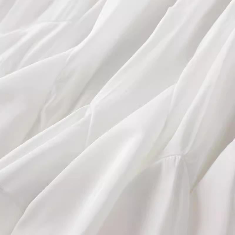 Módní a všestranná bílá volánová sukně pro ženy Léto 2024 Nová trendy nepravidelná vílí sukně Plisovaná sukně Y2k